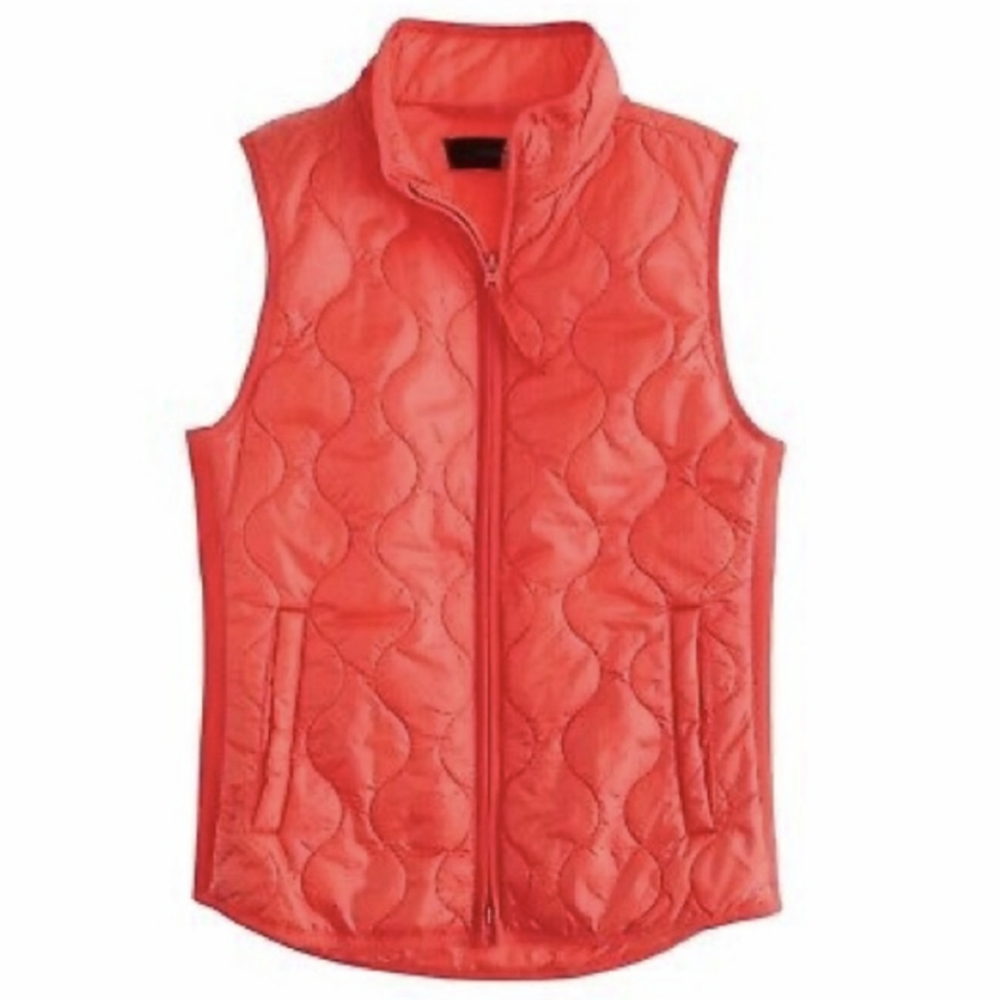J. Crew EUC quilted primaloft layering Vest